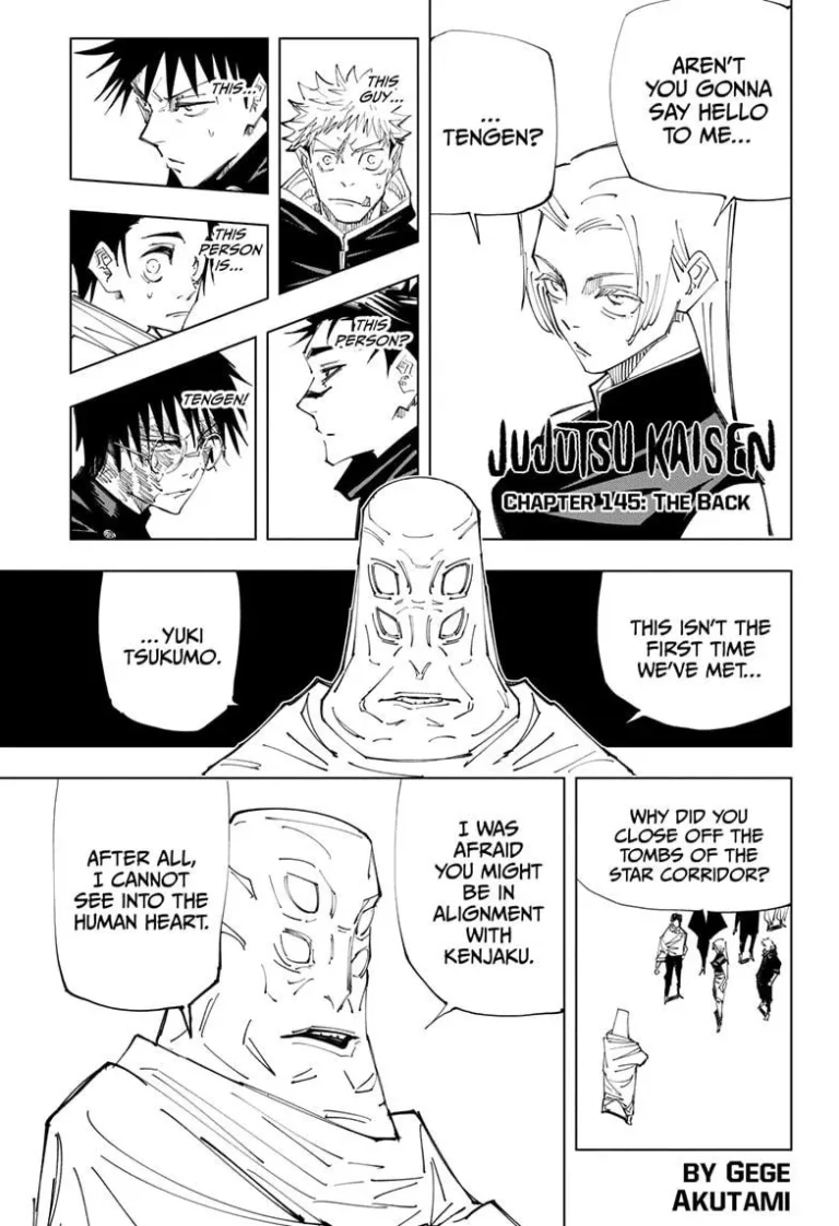 Jujutsu Kaisen Manga Chapter 145
